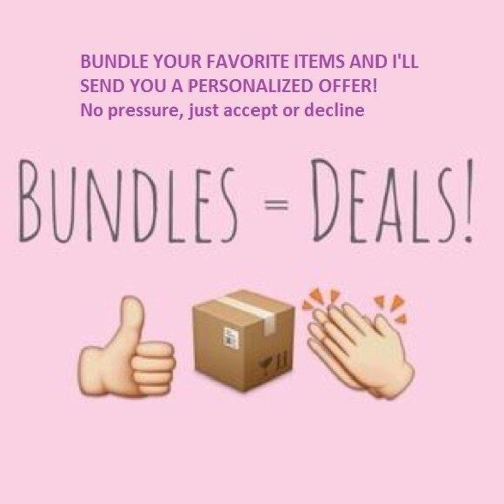 I’ll send you an offer on 2 or more items!